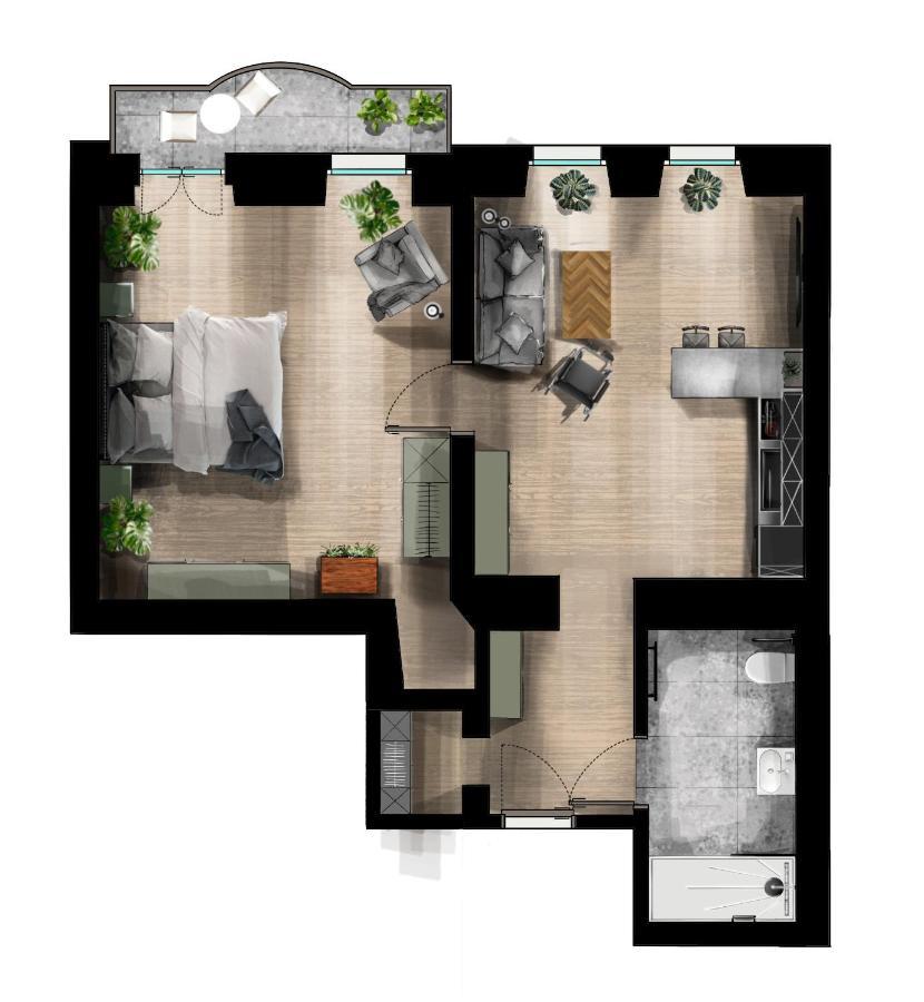 Urban Jungle Apartments Вена Экстерьер фото