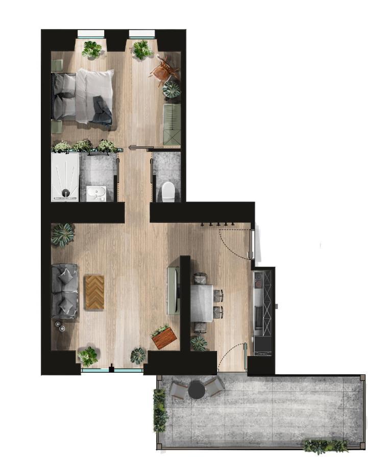 Urban Jungle Apartments Вена Экстерьер фото